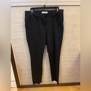 Calvin Klein Women’s Heathered Dark Gray Pants